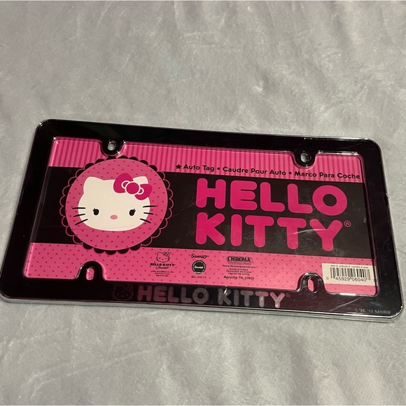 Hello Kitty Accents Hello Kitty License Plate Cover Poshmark